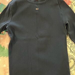 Tommy Hilfiger Navy Long Sleeve Top